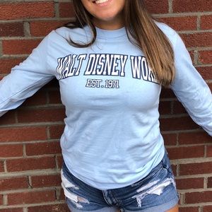 Walt Disney light blue long sleeve